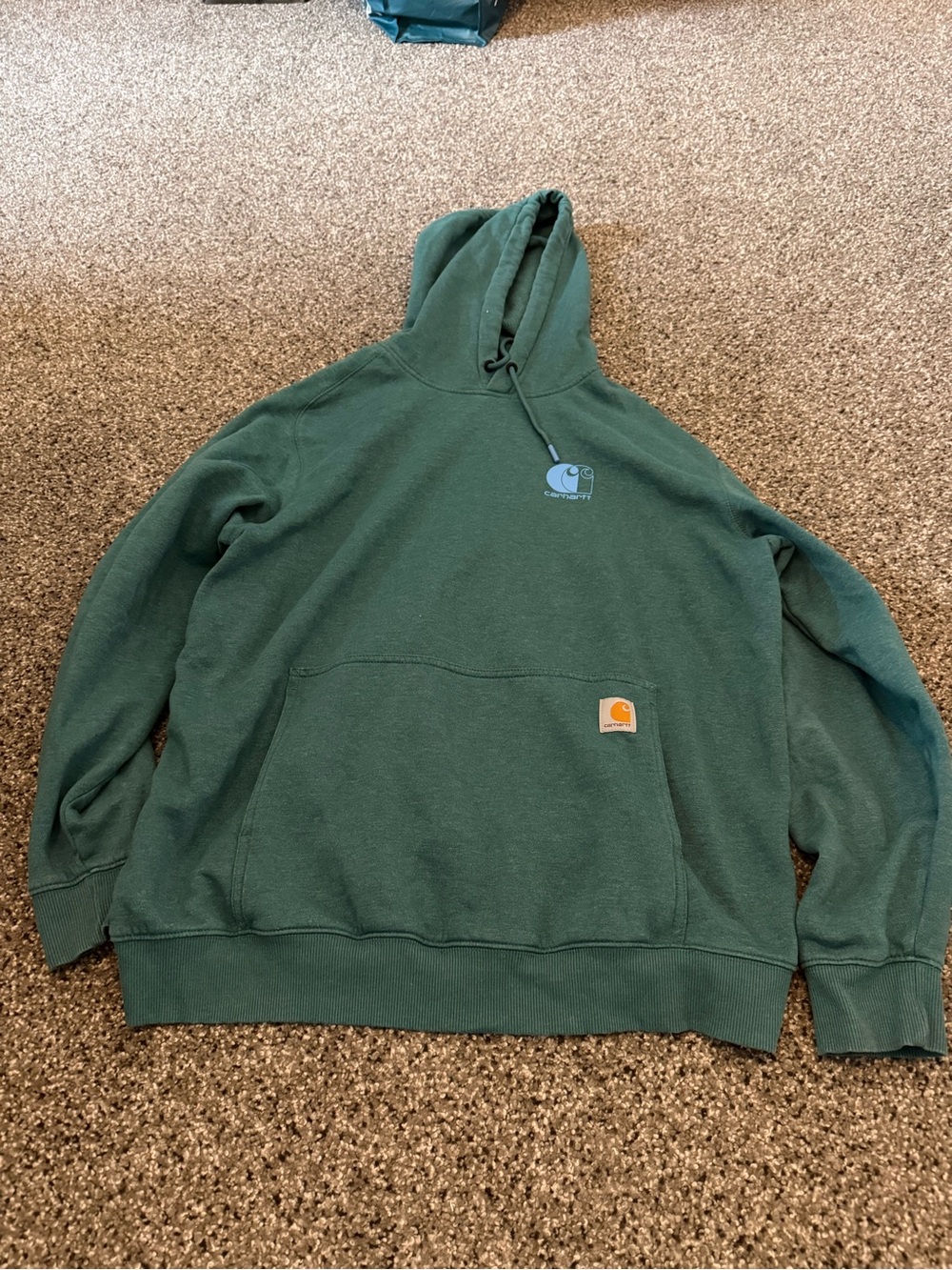 Carhartt Men's Forest Green Crewneck Hoodie